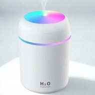 BUFFER® Usb Rengarenk Işıklı 300 ml Ulrasonik Hava Nemlendirici Buhar Makinesi Ve Hava Aroma Difüzörü Bebeciden