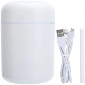 BUFFER® Usb Rengarenk Işıklı 300 ml Ulrasonik Hava Nemlendirici Buhar Makinesi Ve Hava Aroma Difüzörü Bebeciden