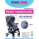 Çift Yönlü Bebek Arabası Ve Baston Puset Yağmurluğu