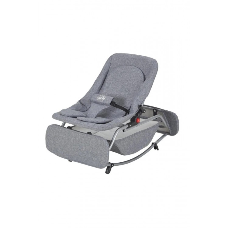 Çift Yönlü Sallanabilir Lüks Ana Kucağı ve Bebek Dinlenme Koltuğu – Ergonomik Tasarım Gri
