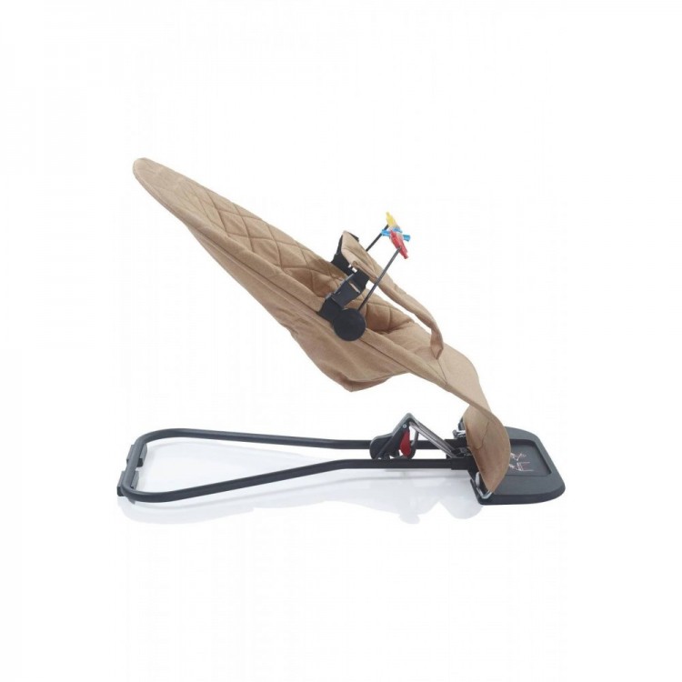 Eniyisiannesi Lüx Pamuklu Keten Ana Kucağı + Oyuncak Aparatlı Kahve Bebeciden