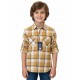 Erkek Çocuk Pamuklu Oduncu Gömlek - Yumuşak Dokulu Kareli Gömlek