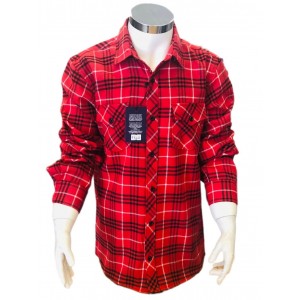 Erkek Çocuk Pamuklu Oduncu Gömlek - Yumuşak Dokulu Kareli Gömlek