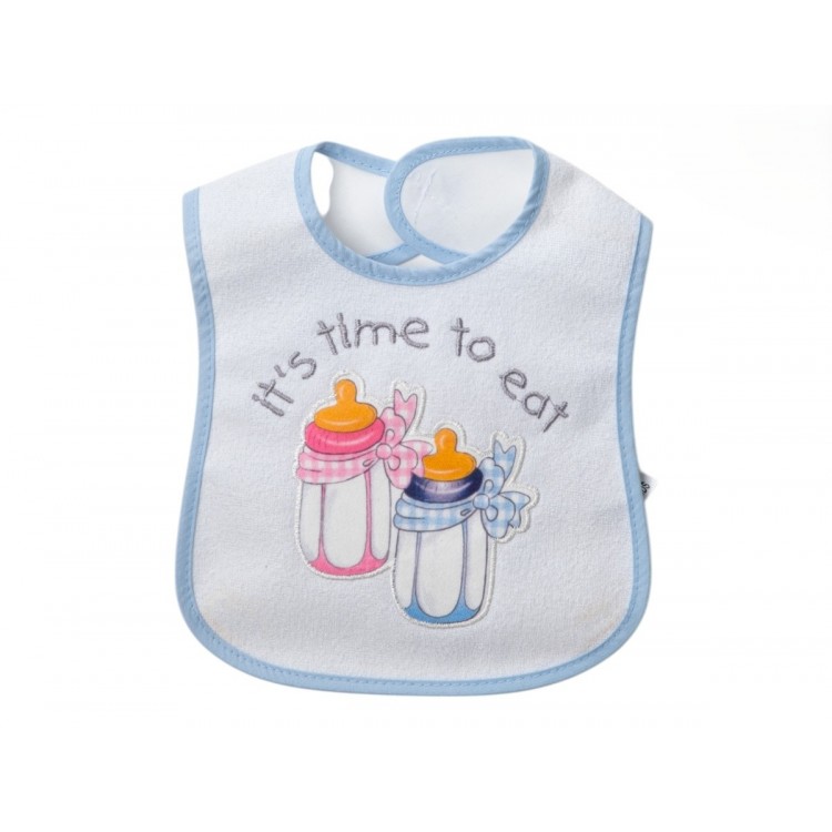 Bebeciden Baskılı  Pamuklu Bebek Mama Önlüğü - Yumuşak Dokulu ve Şık Tasarım