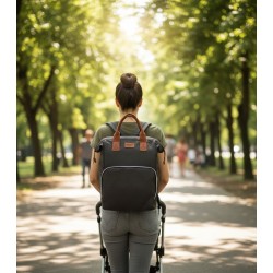 Nenny Unısex Önünde Büyük Cepli Fermuarlı Çanta Bebeciden 