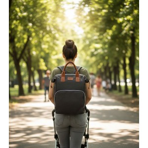 Nenny Unısex Önünde Büyük Cepli Fermuarlı Çanta Bebeciden 