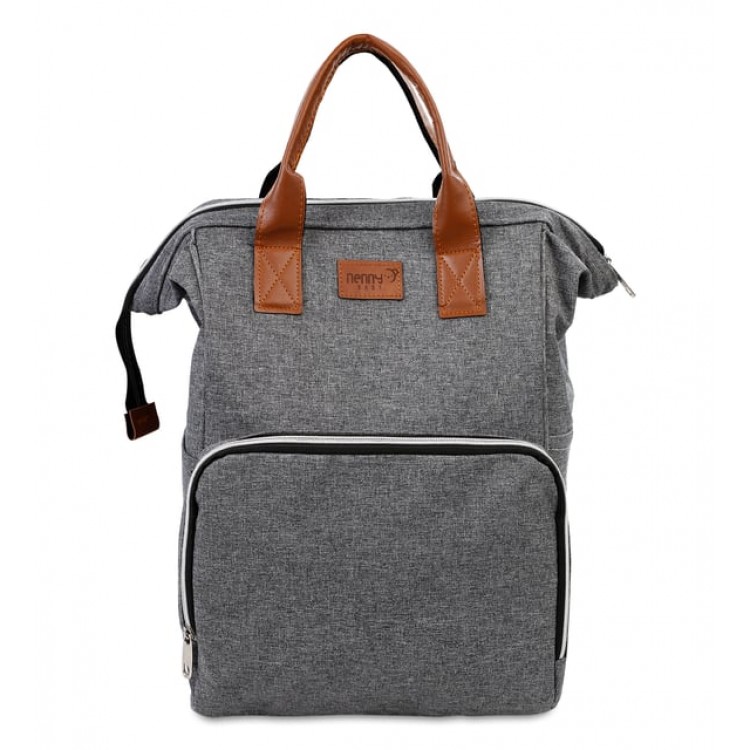 Nenny Unısex Önünde Büyük Cepli Fermuarlı Çanta Bebeciden 