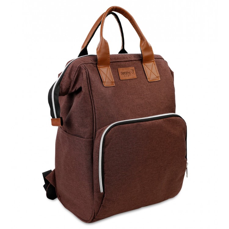 Nenny Unısex Önünde Büyük Cepli Fermuarlı Çanta Bebeciden 