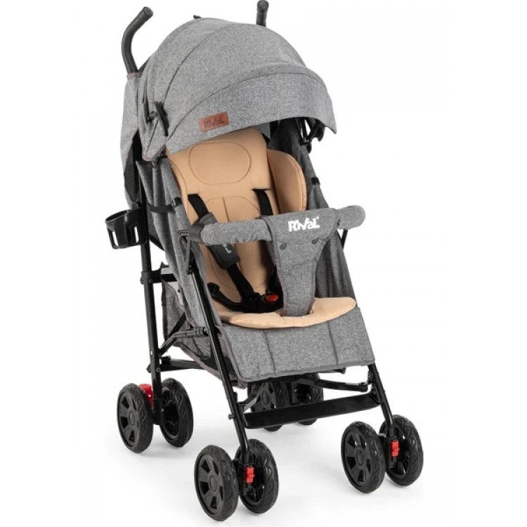 Bebeciden Gri Konfor Tam Yatar Baston  Bebek Arabası – Şıklık ve Rahatlık Bir Arada