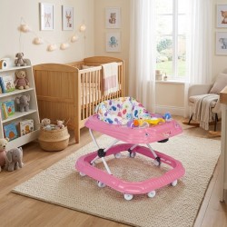 Bebeciden Taşpınar Kornalı Yürüteç Pembe