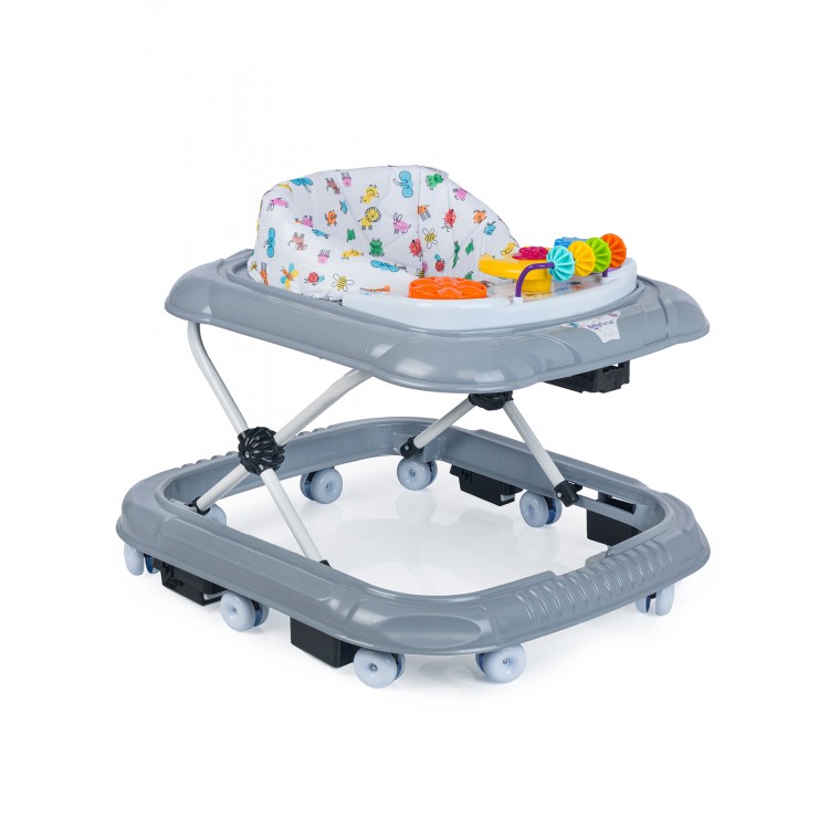 Bebeciden Taşpınar Kornalı Yürüteç Gri