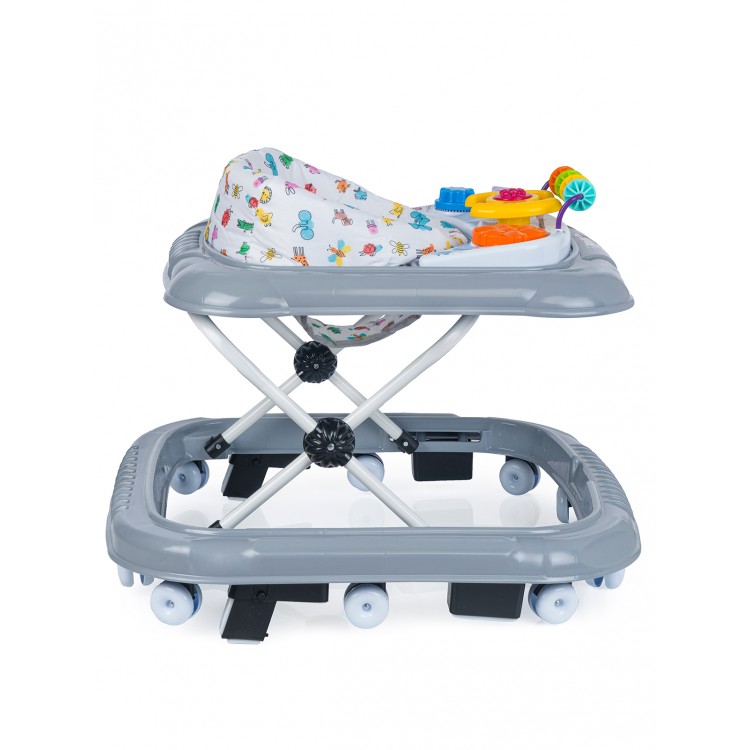 Bebeciden Taşpınar Kornalı Yürüteç Gri