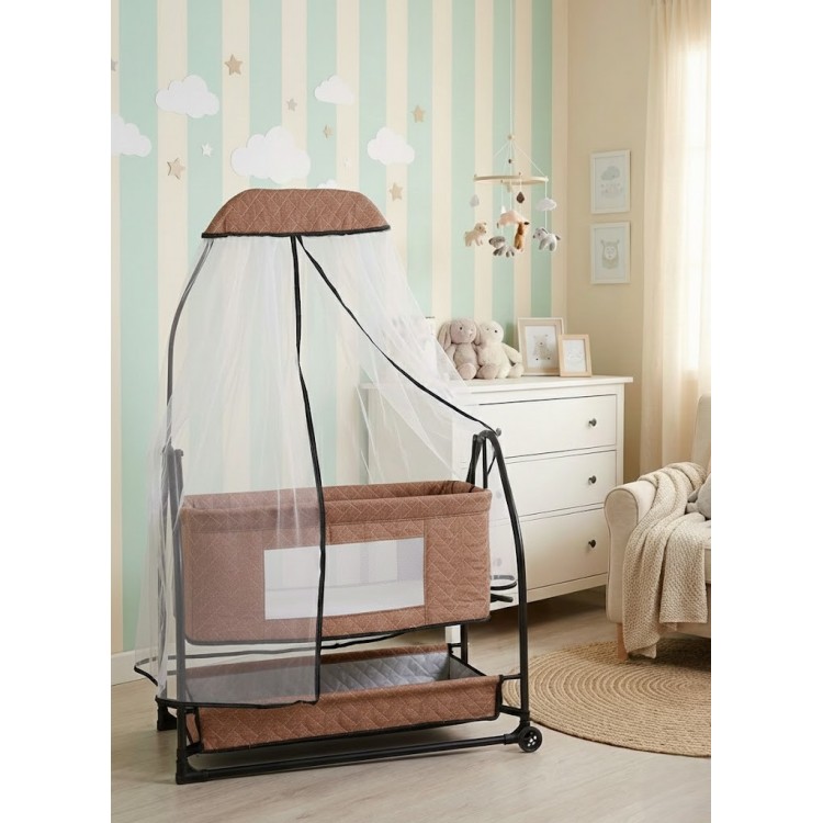 Eniyisiannesi Fileli Silinebilir Portatif Sallanır Anne Yanı Beşik Sepet Beşik Hamak Beşik Kahve