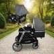 Babyfox Granada Lüx İkiz Travel Sistem Bebek Arabası | bebeciden.com