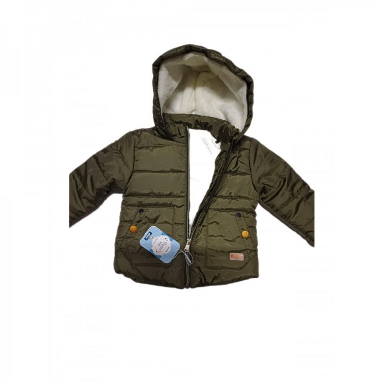 Bebek Kabanı İçi Polar Kapişonlu 3-6  AY Bebeciden