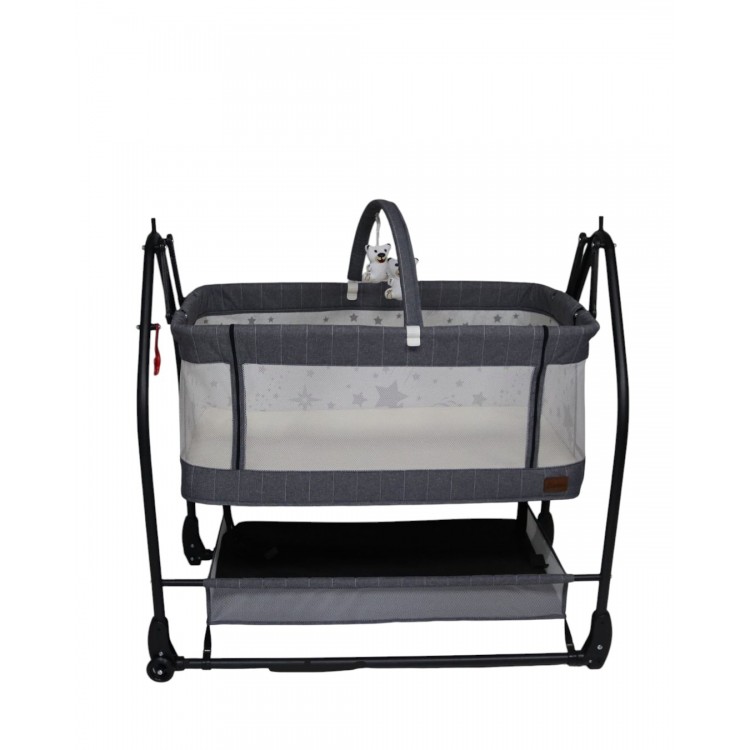 Triesta Anne Yanı (ön kısmı açılır) Sallanır Tekerlekli Sabitlemeli Katlanır Portatif Sepet Beşik Kahve Triesta Anne Yanı (ön kısmı açılır) Sallanır Tekerlekli Sabitlemeli Katlanır Portatif Sepet Beşik Kahve