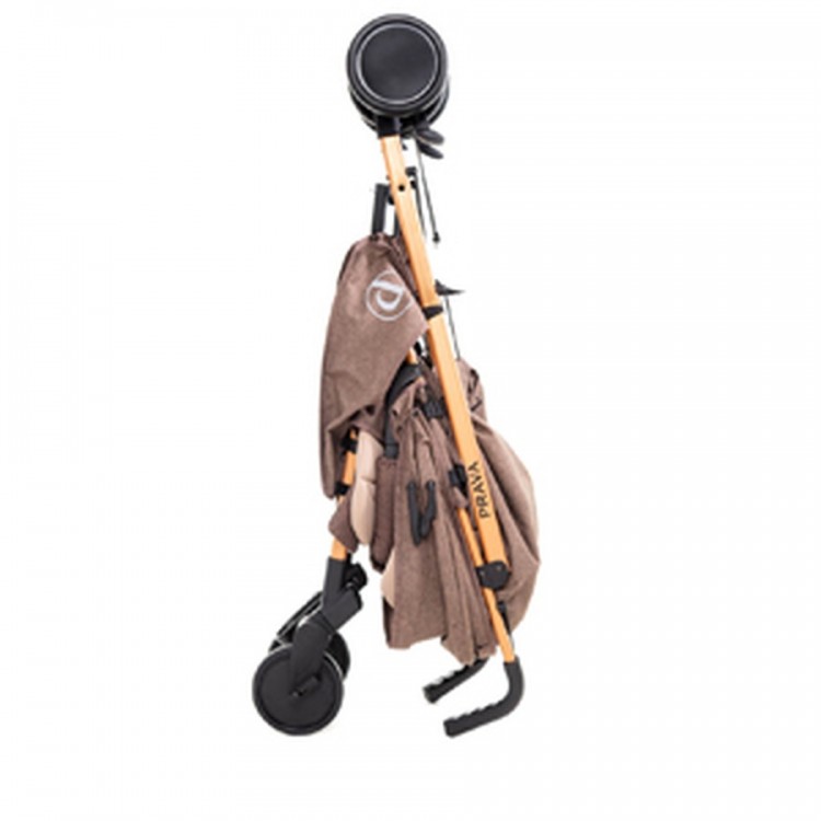 Prava  Lüks Baston Bebek Arabası P09 Kahve Bebeciden