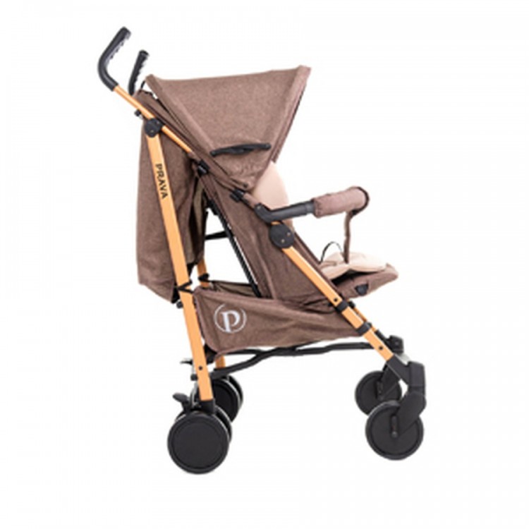 Prava  Lüks Baston Bebek Arabası P09 Kahve Bebeciden