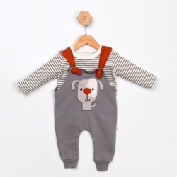 Bebek Askılı Erkek Tulum Bebeciden Bebek Askılı Erkek Tulum Bebeciden