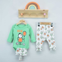Eniyisiannesi Çocuk Desen Yeni Doğan Üç Parça Badili Takım Bebeciden Eniyisiannesi Çocuk Desen Yeni Doğan Üç Parça Badili Takım Bebeciden